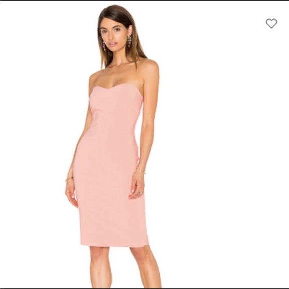 Likely Pink Strapless Bodycon dress size 2 - Picture 1 of 11
